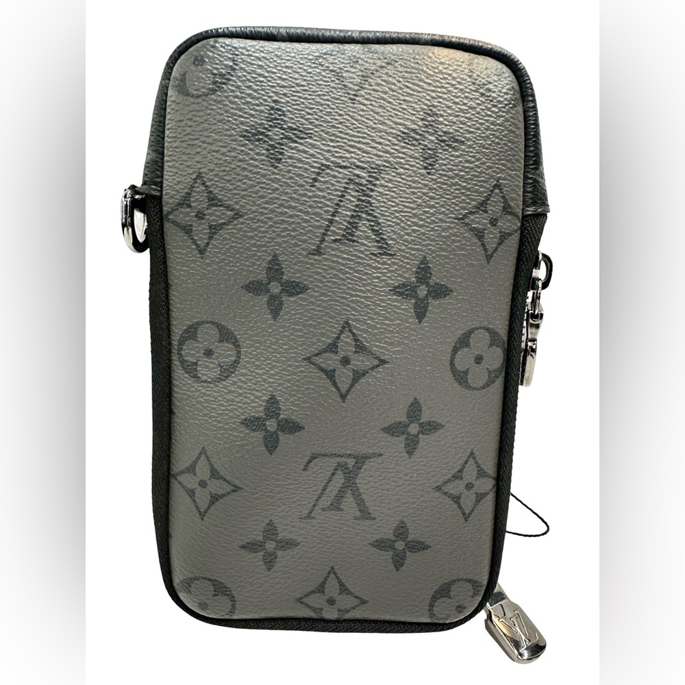 Louis Vuitton Monogram Eclipse Reverse Double Pho… - image 1
